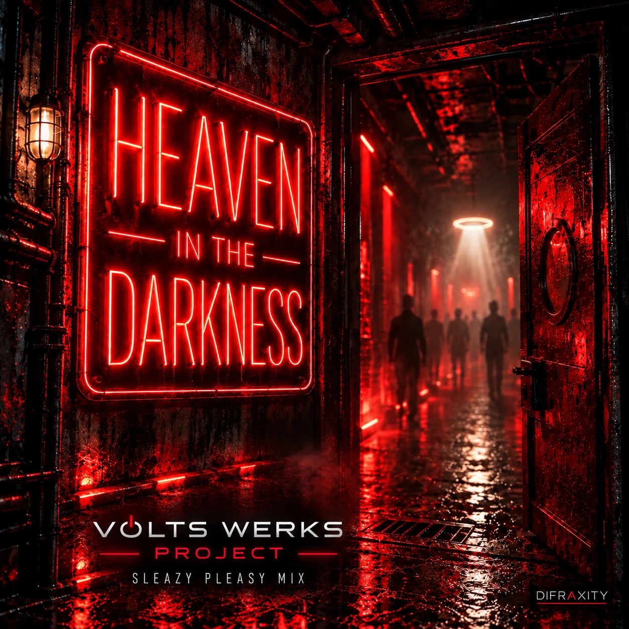 Heaven in the Darkness (Sleazy Pleasy Mix) — single cover artwork